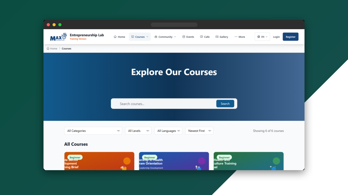 Entrepreneur Lab screenshot 2